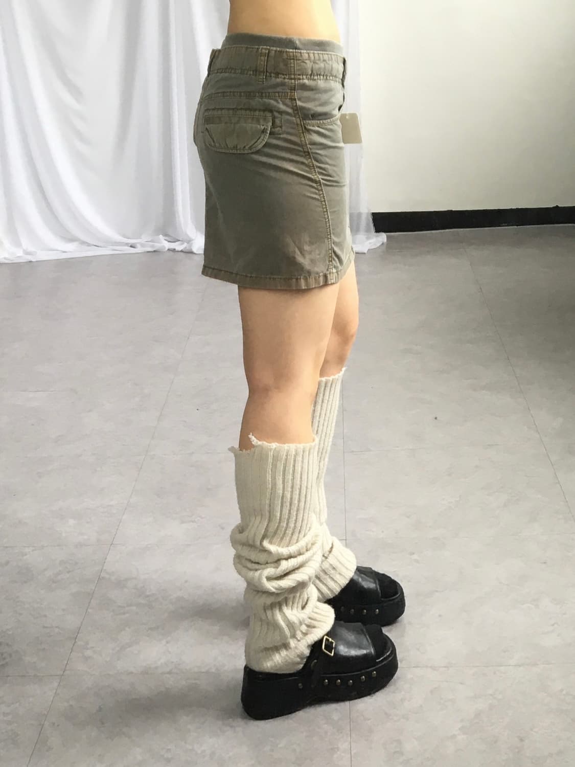 Banding point washing skirt 상품이미지7