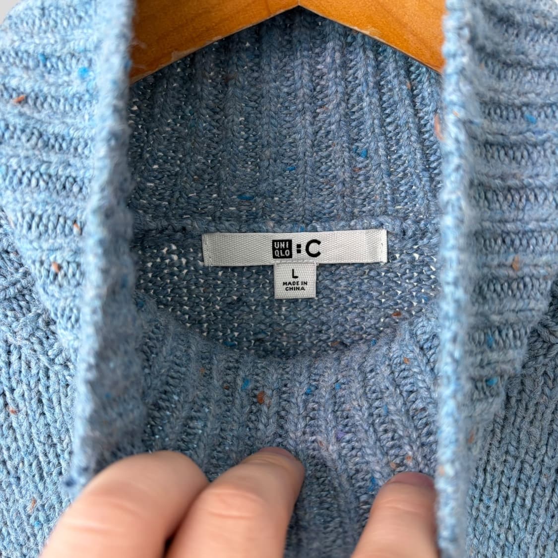 (여성L)유니클로C 소프트 니트 하이넥 스웨터 상품이미지3