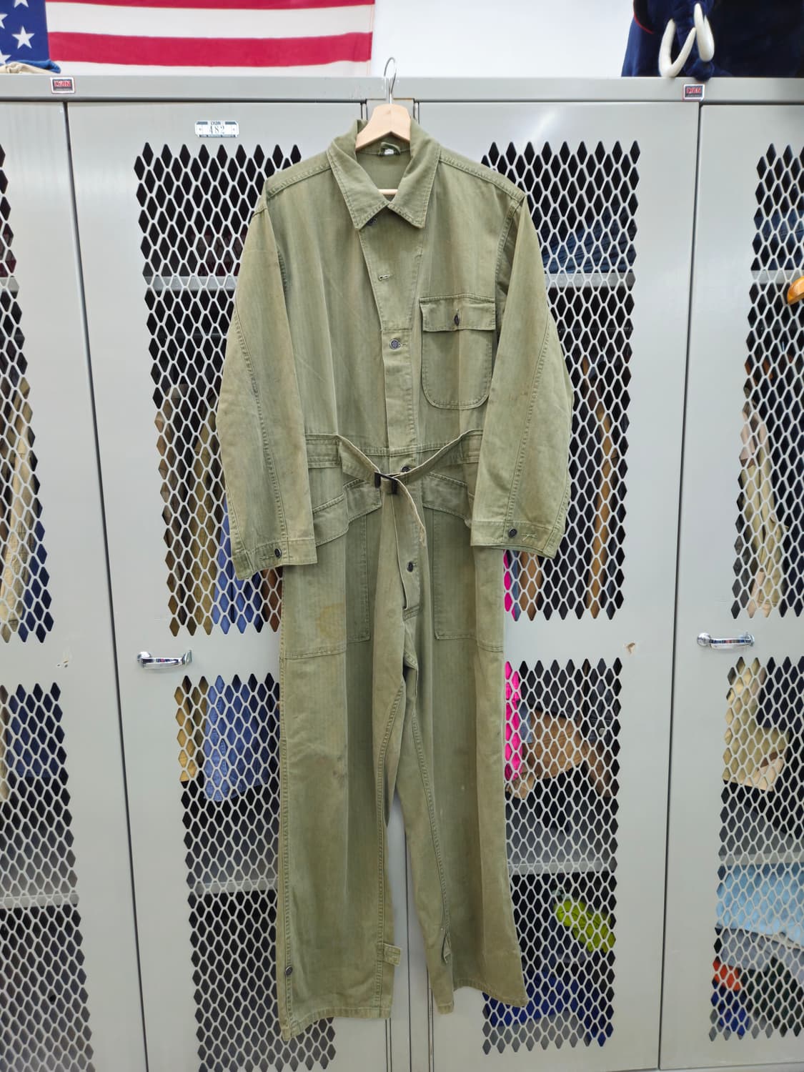 1950's WW2 13star Coverall 38R 커버올 미군 상품이미지2