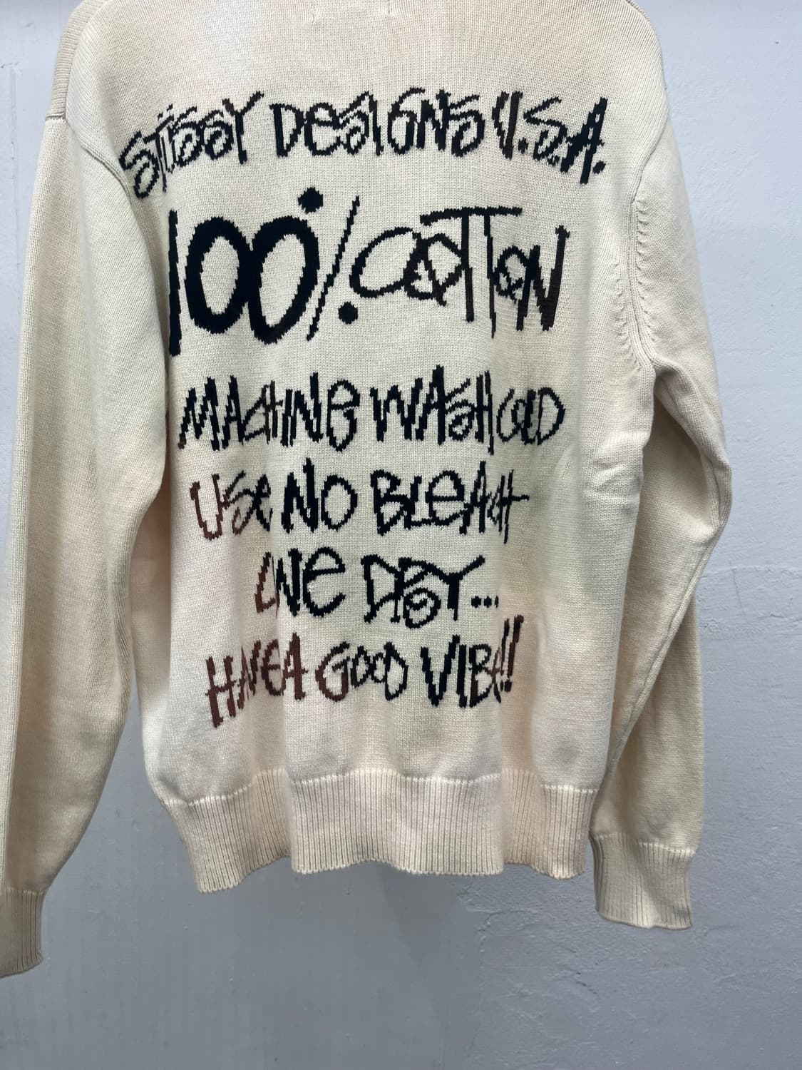 XL) STUSSY CARE LABEL KNIT 상품이미지6