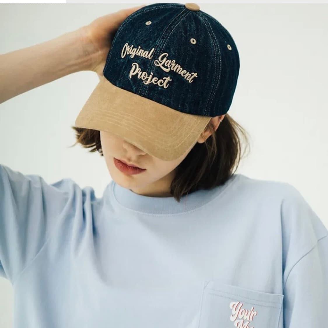 오가프 볼캡 O.G.P DENIM BALL CAP BLUE 상품이미지2