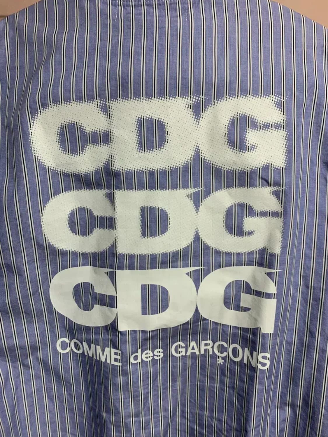 [M]꼼데가르송 스트라이프 코치자켓 지디착용 상품이미지5