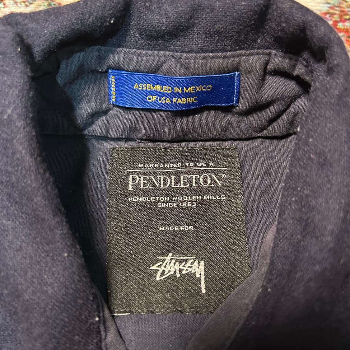 [S] 스투시X펜들턴 30주년 나바호 패턴 울 셔츠 상품이미지4