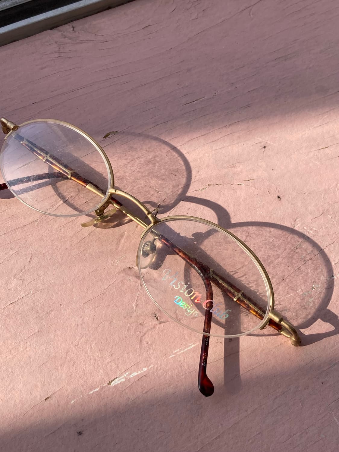 빈티지 레오파드 오벌 안경 상품이미지3