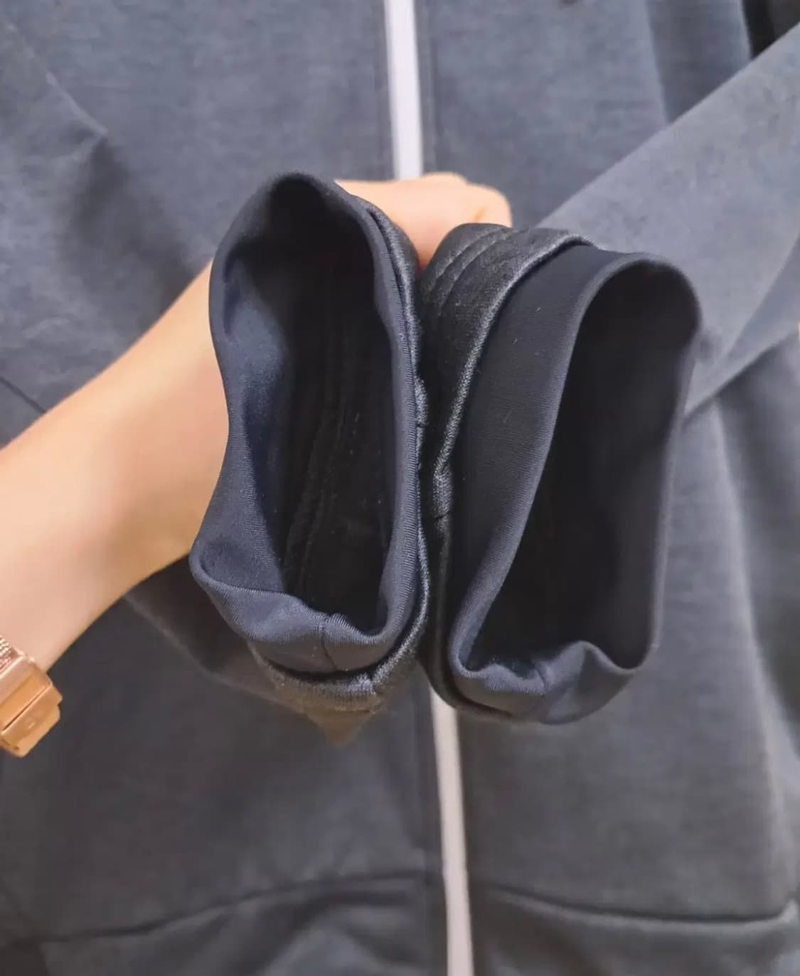 디스커버리 여성 기모후드집업점퍼 95사이즈 상품이미지4