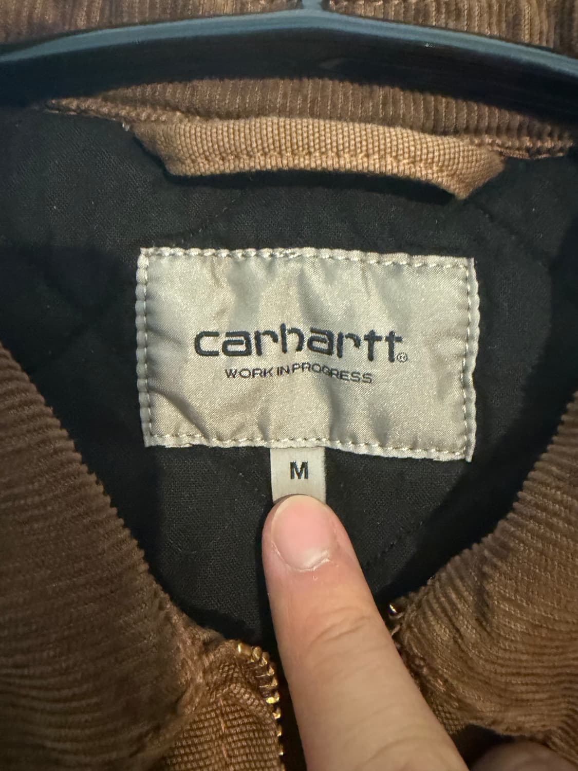 칼하트 WIP 스탠톤 자켓 초콜릿 스톤 다이드 M 상품이미지2