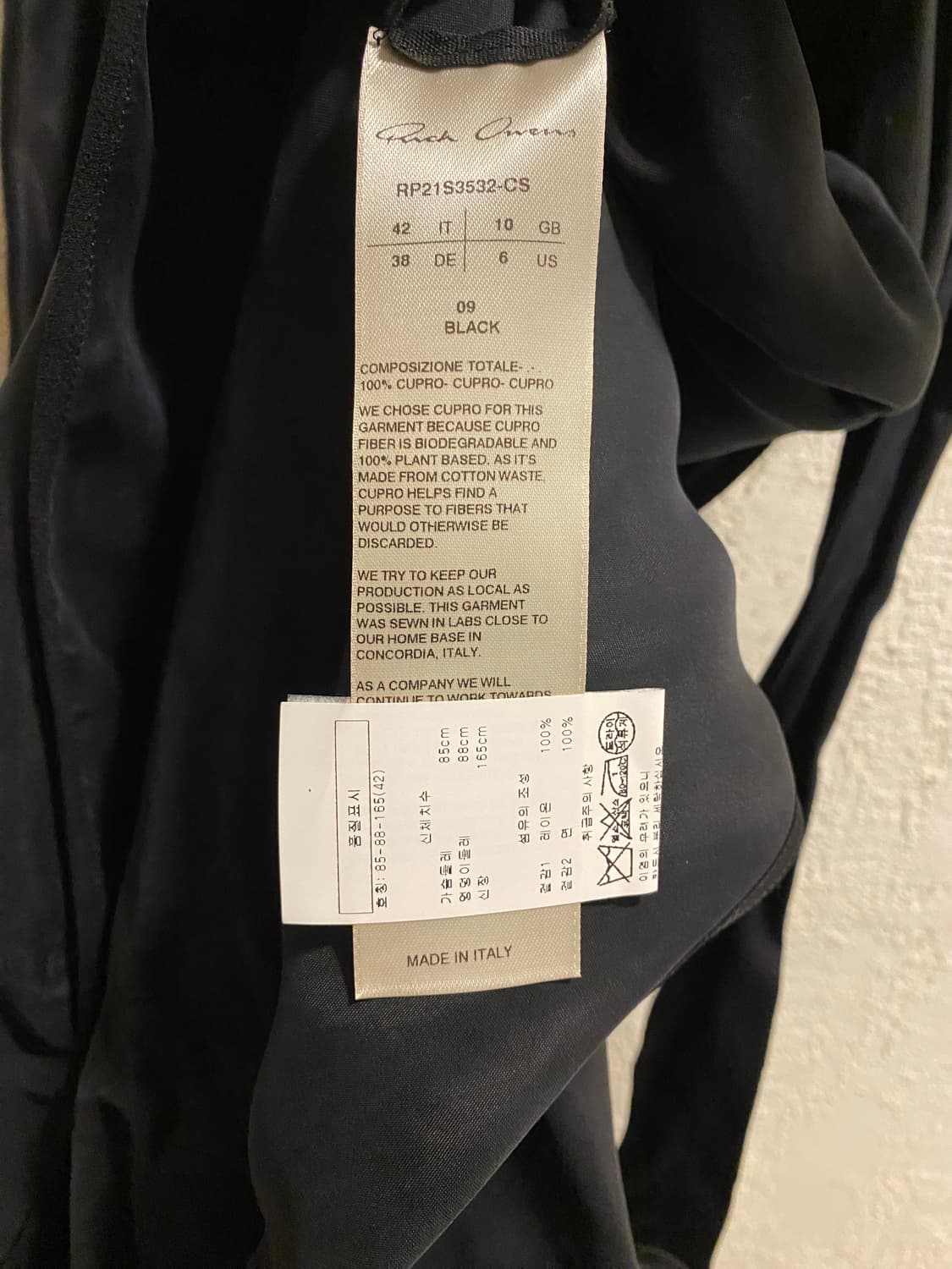 Rick Owens 21ss Wrap Minidress  릭오웬스 21s 상품이미지9