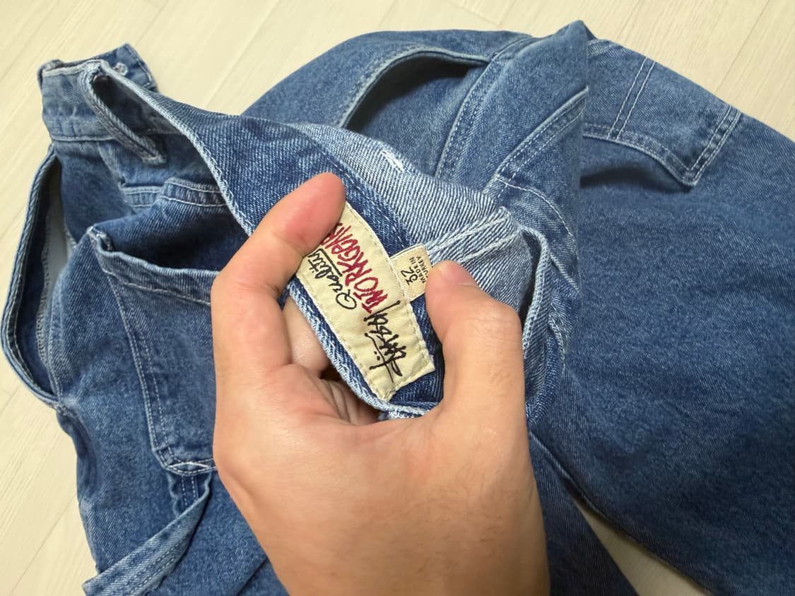 빈티지 스투시 더블니 데님 팬츠 상품이미지3