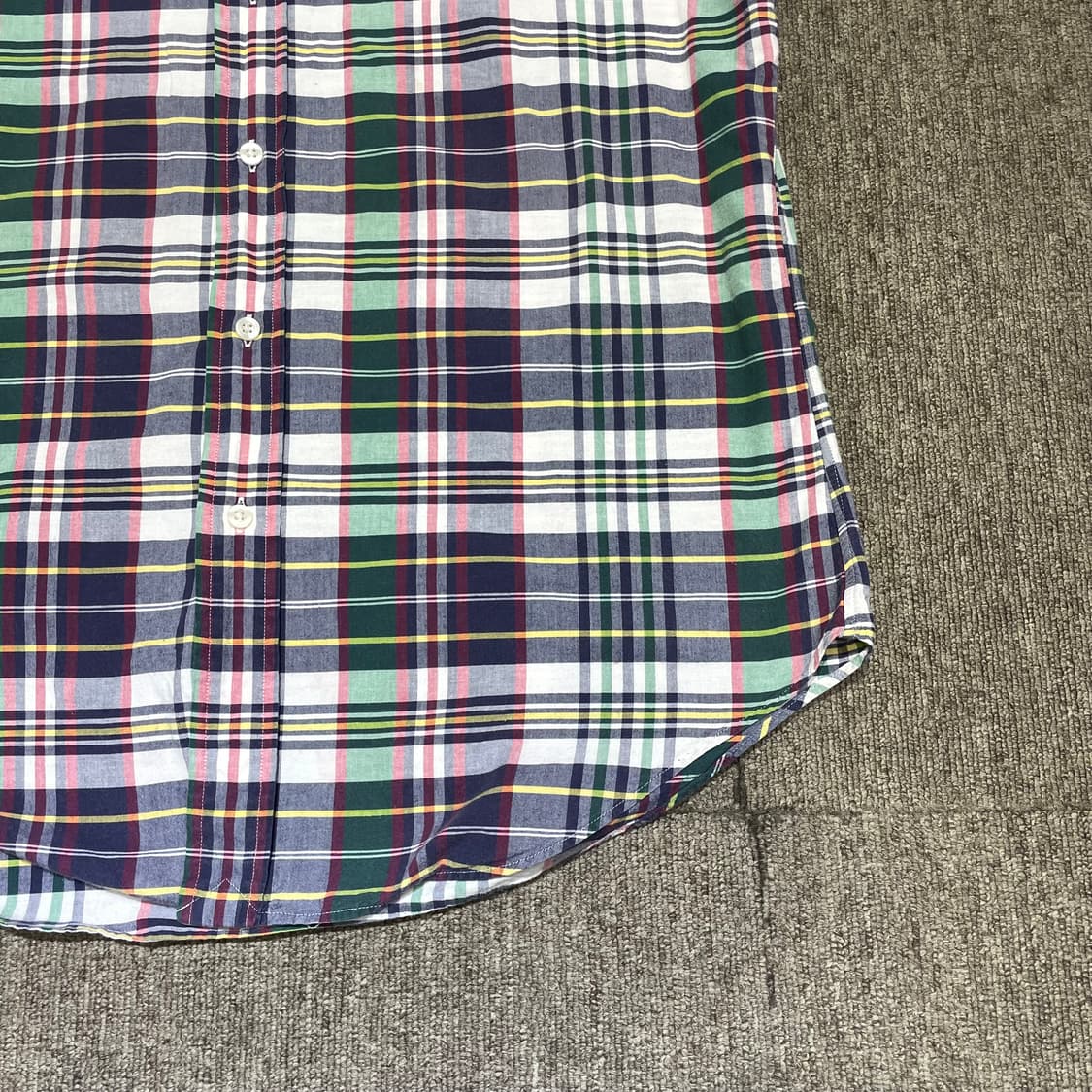 (M) POLO 폴로 랄프로렌 체크 반팔 셔츠 클래식핏 상품이미지5