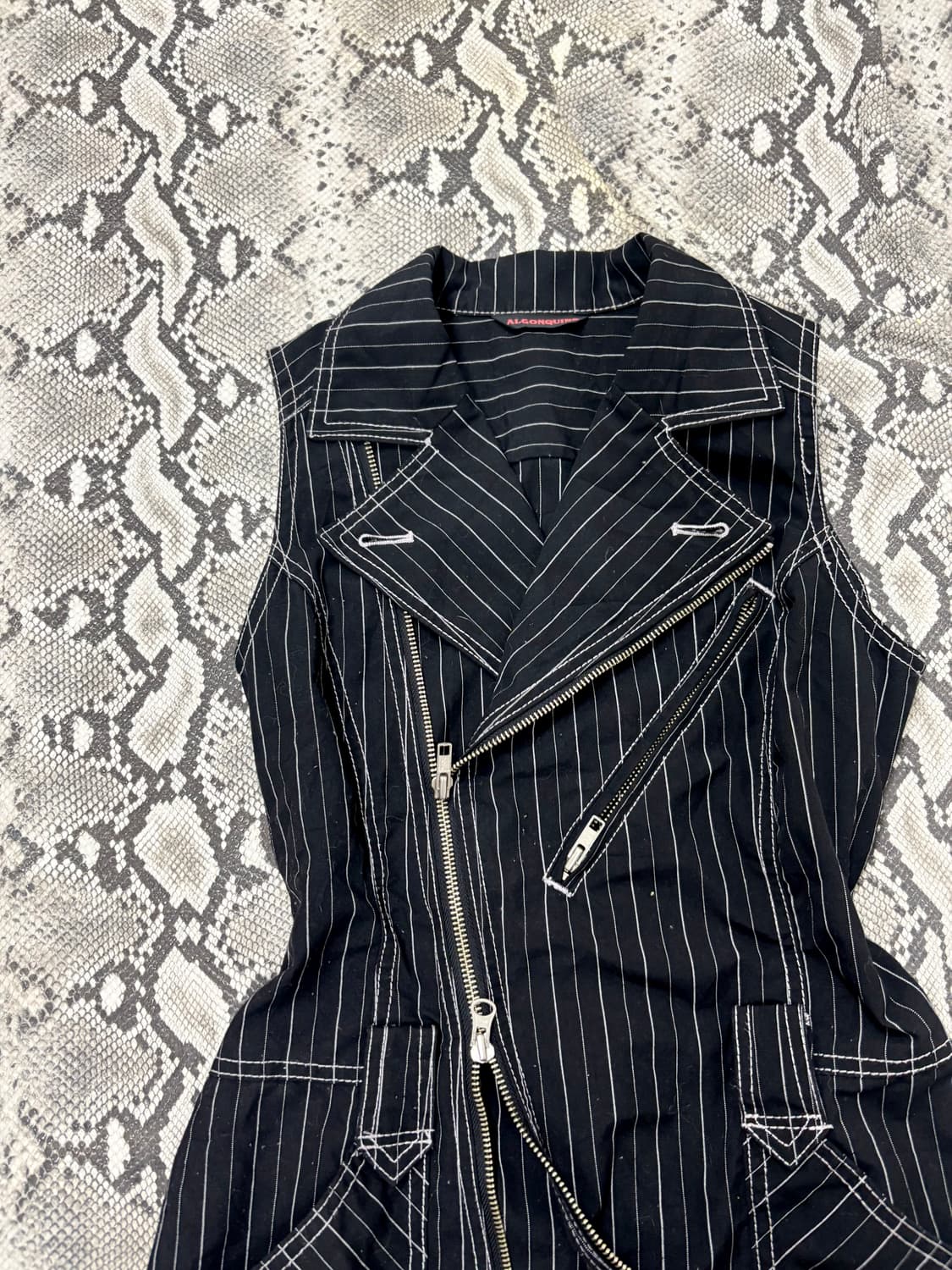 “Algonquins” 00’s Design Stripe 2-way Lo 상품이미지4
