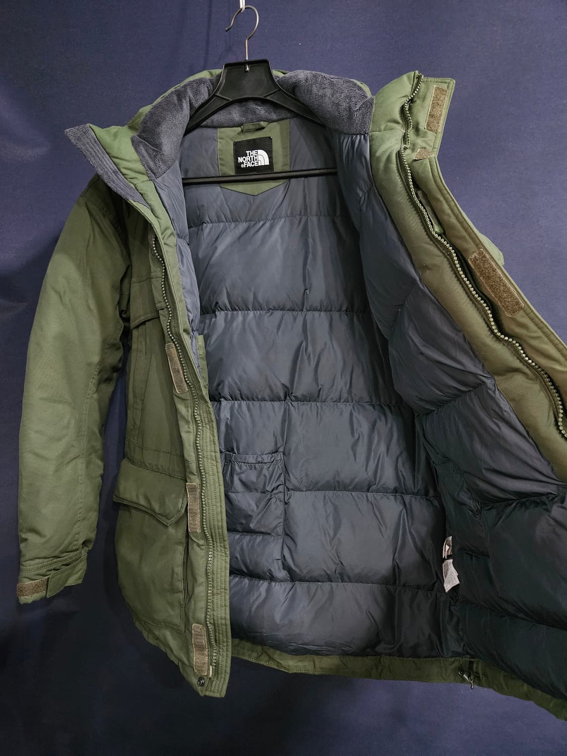 노스페이스 하이벤트 그린 남성 100 구스다운 패딩  상품이미지8