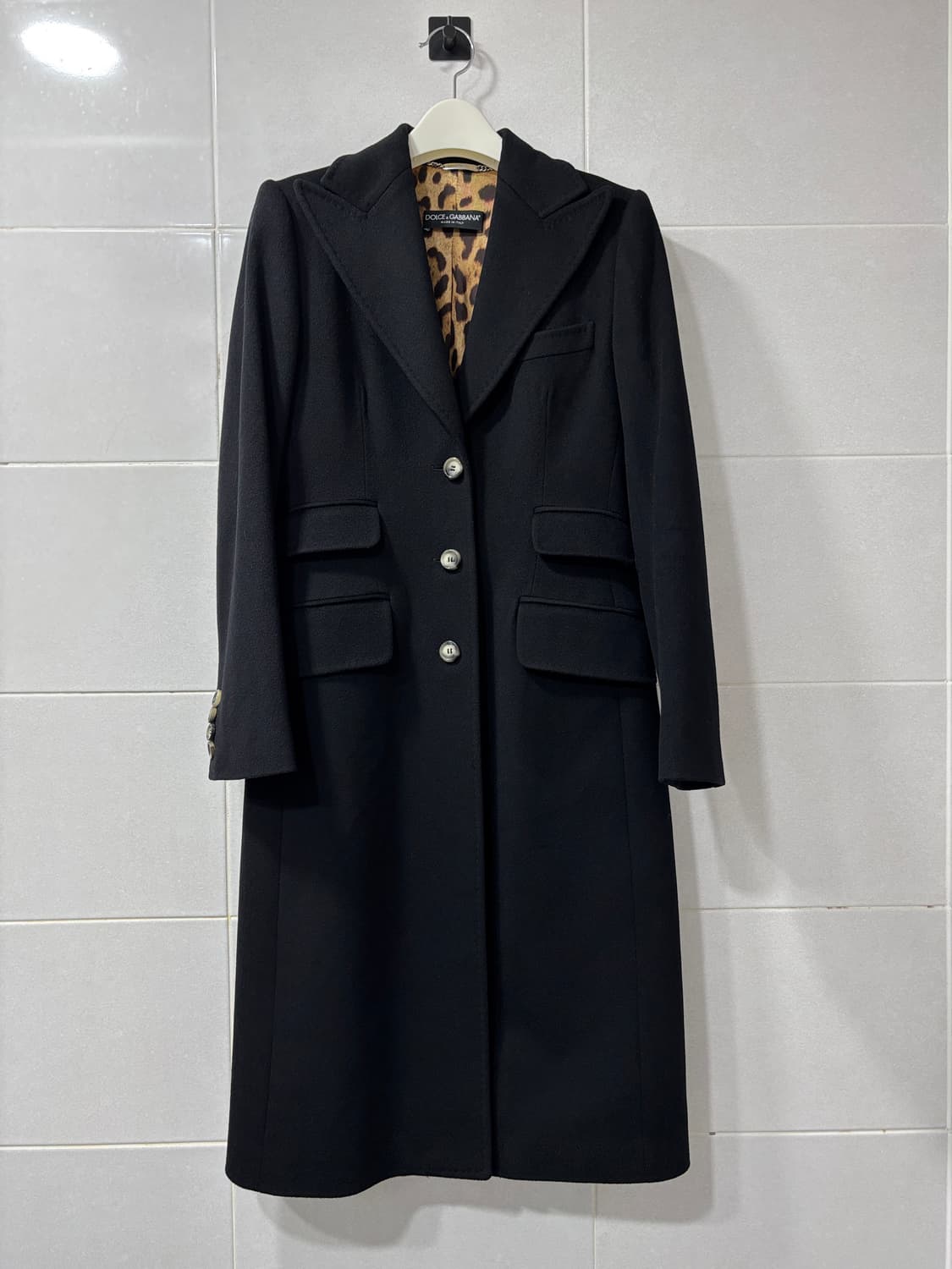 정품)돌체앤가바나 버진울 코트 상품이미지1