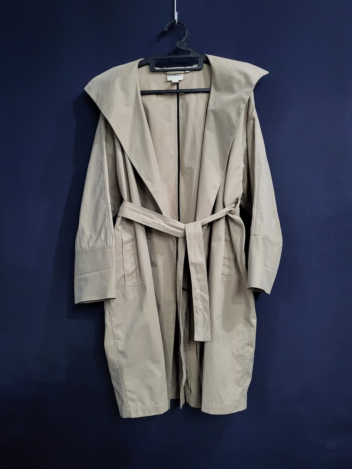 디케이엔와이 트렌치 오버핏 롱자켓 상품이미지1