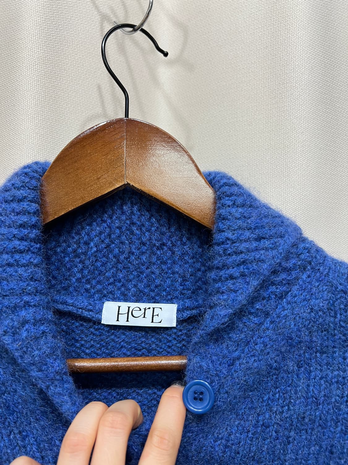 Here 숄카라 니트  상품이미지4