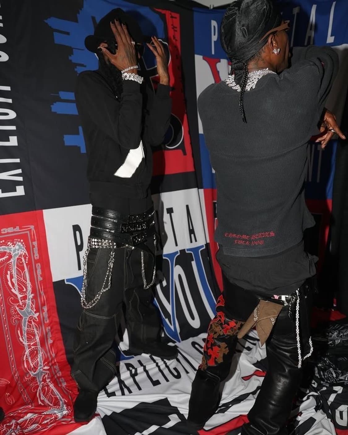 90s chrome hearts og 써멀 롱슬리브 상품이미지2