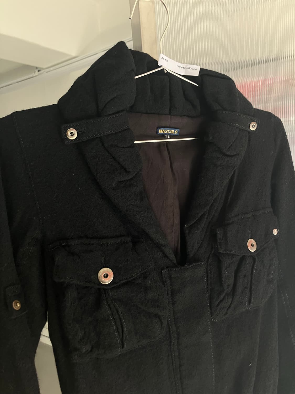 빅카라 플레어소매자켓 상품이미지2