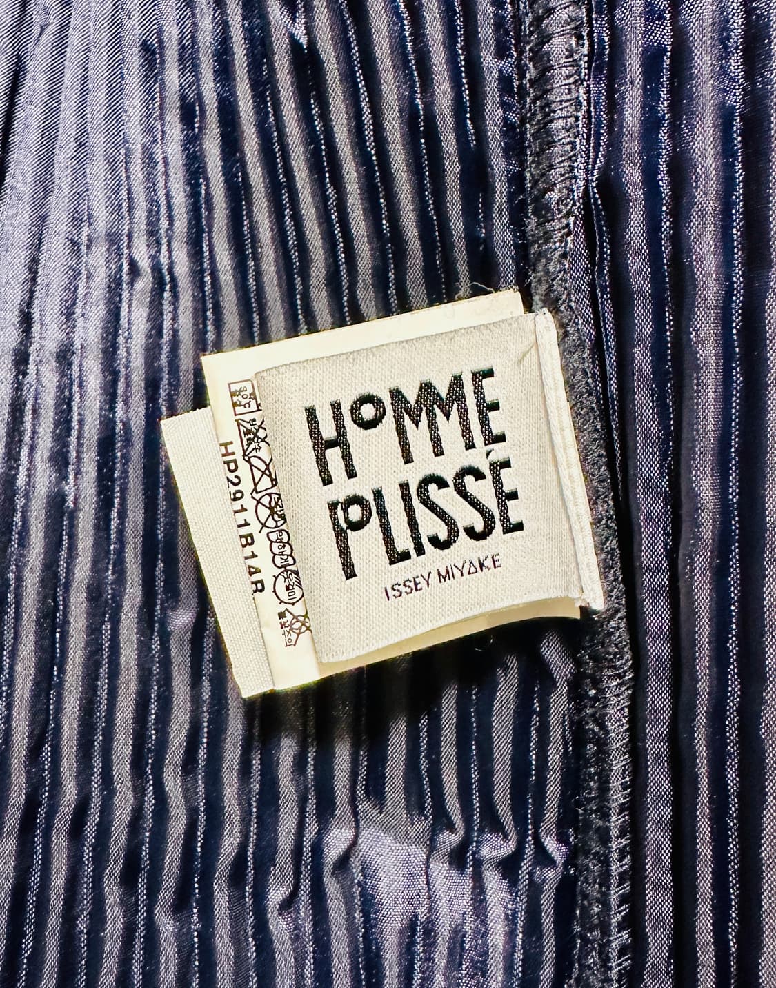 옴므플리세 이세이미야케 베이직 자켓 네이비 3사이즈 신품급 상품이미지5