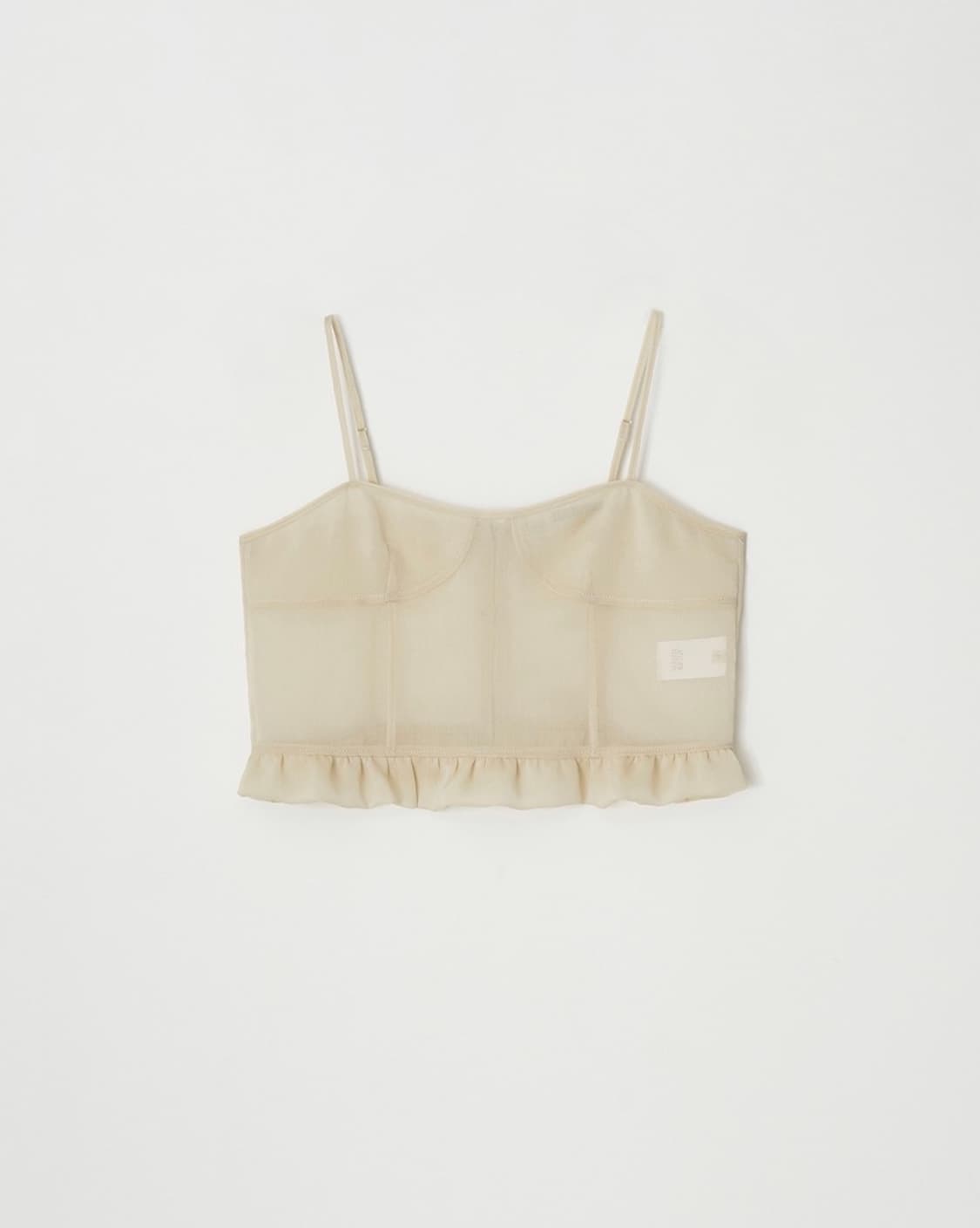 아뜰리에 에디션 시어 뷔스티에 베이지 상품이미지1