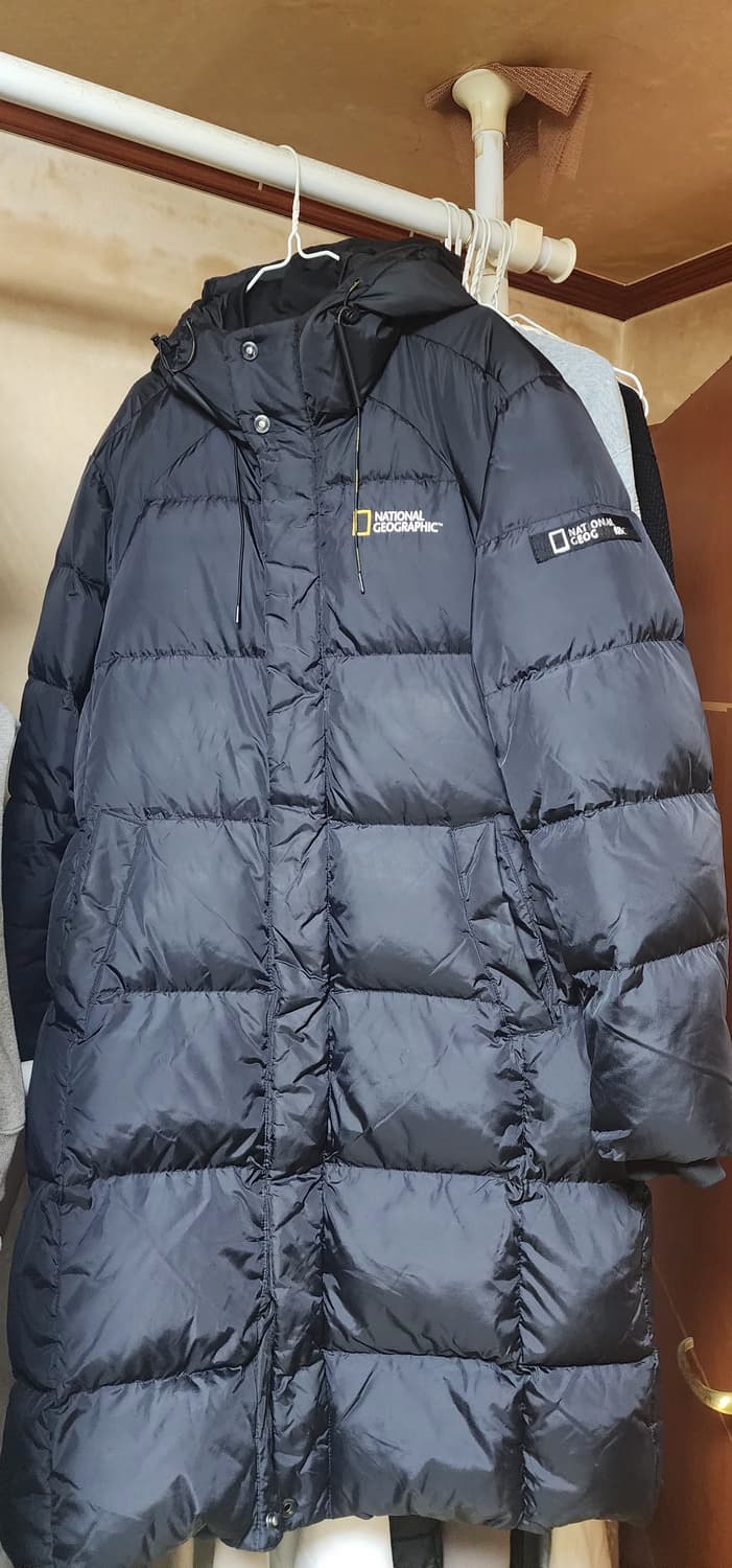 내셔널지오그래픽 남성 덕다운 롱패딩  xl상태굿 가격팍내림 상품이미지1
