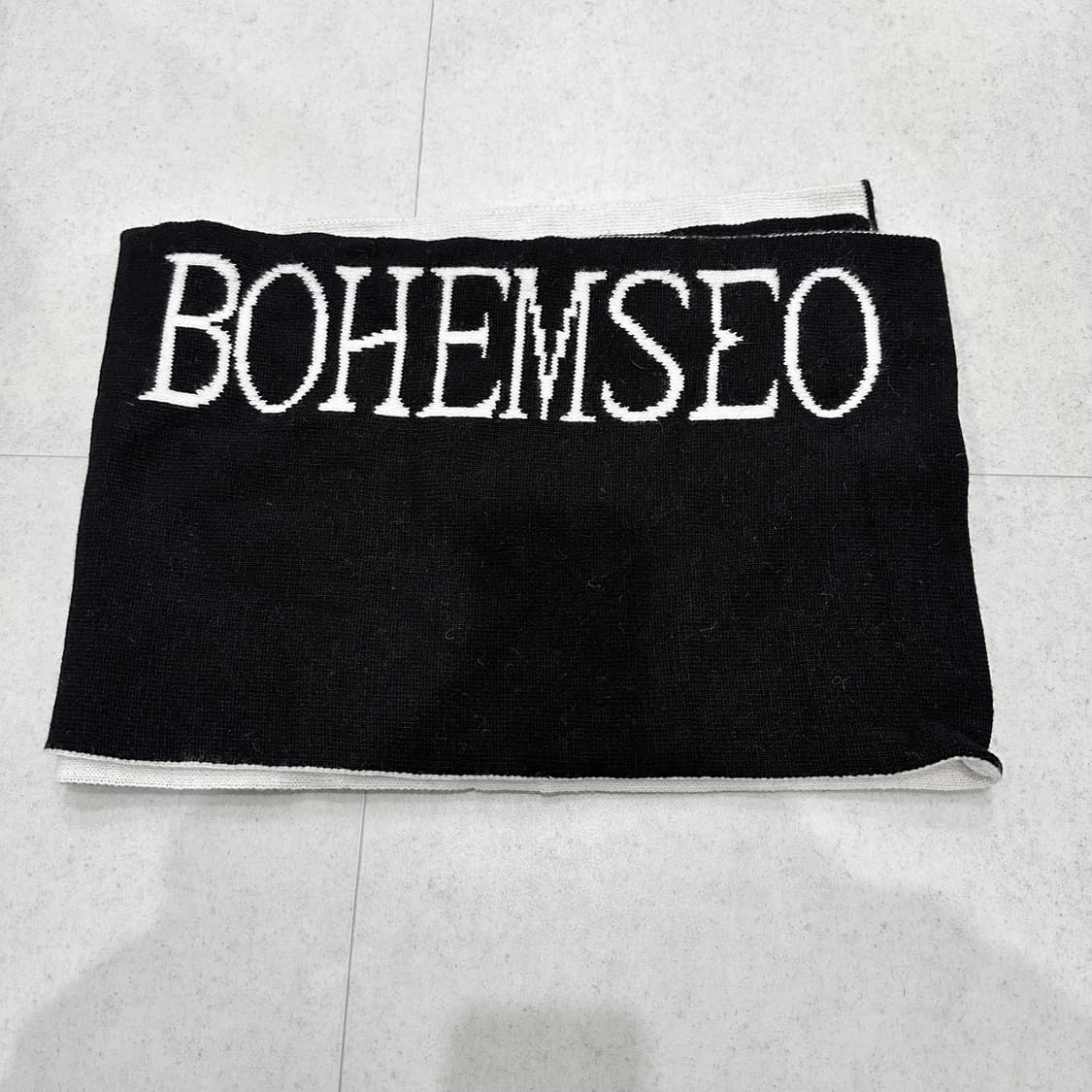 보헴서 보헤미안서울 자카드 니트 머플러 목도리 상품이미지1