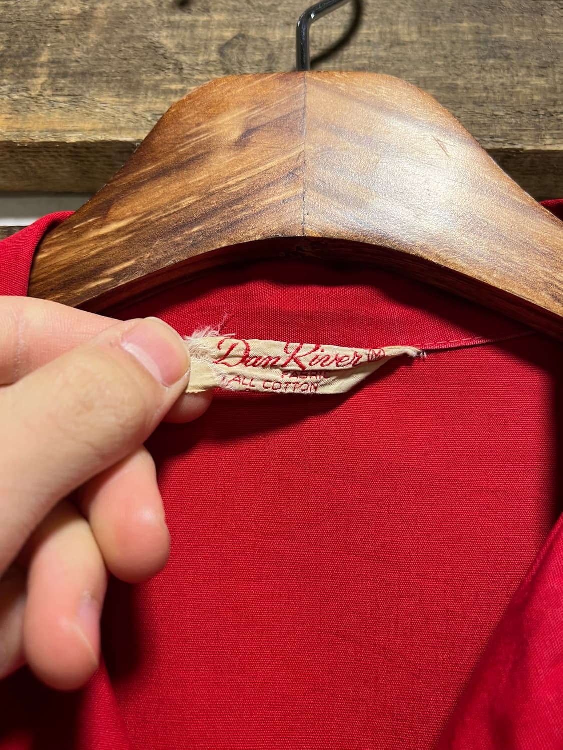 [M]60's Dan River USA 올드카 프린팅 드리즐러 자켓 상품이미지3