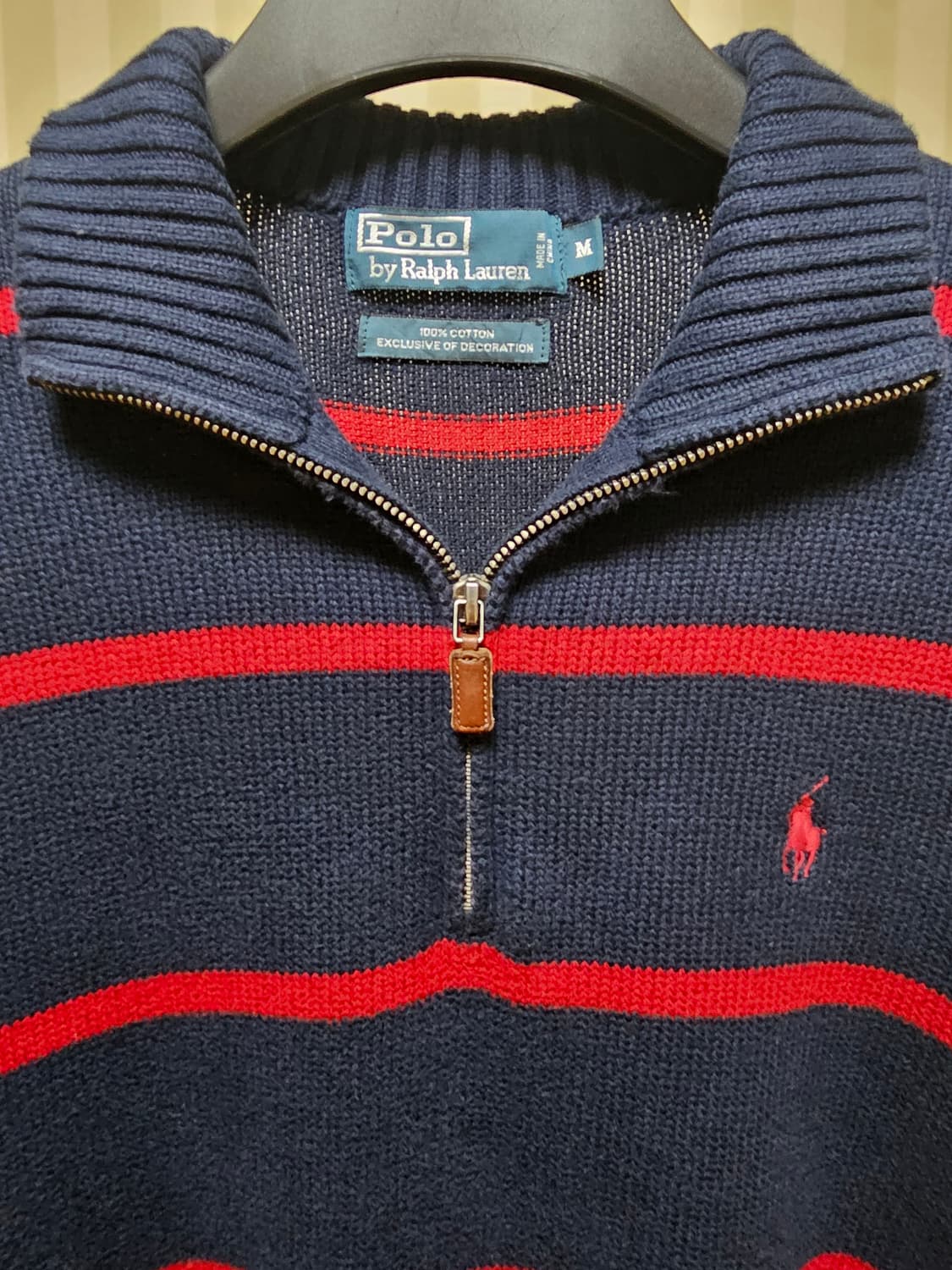 폴로 니트 코튼 M 상품이미지3