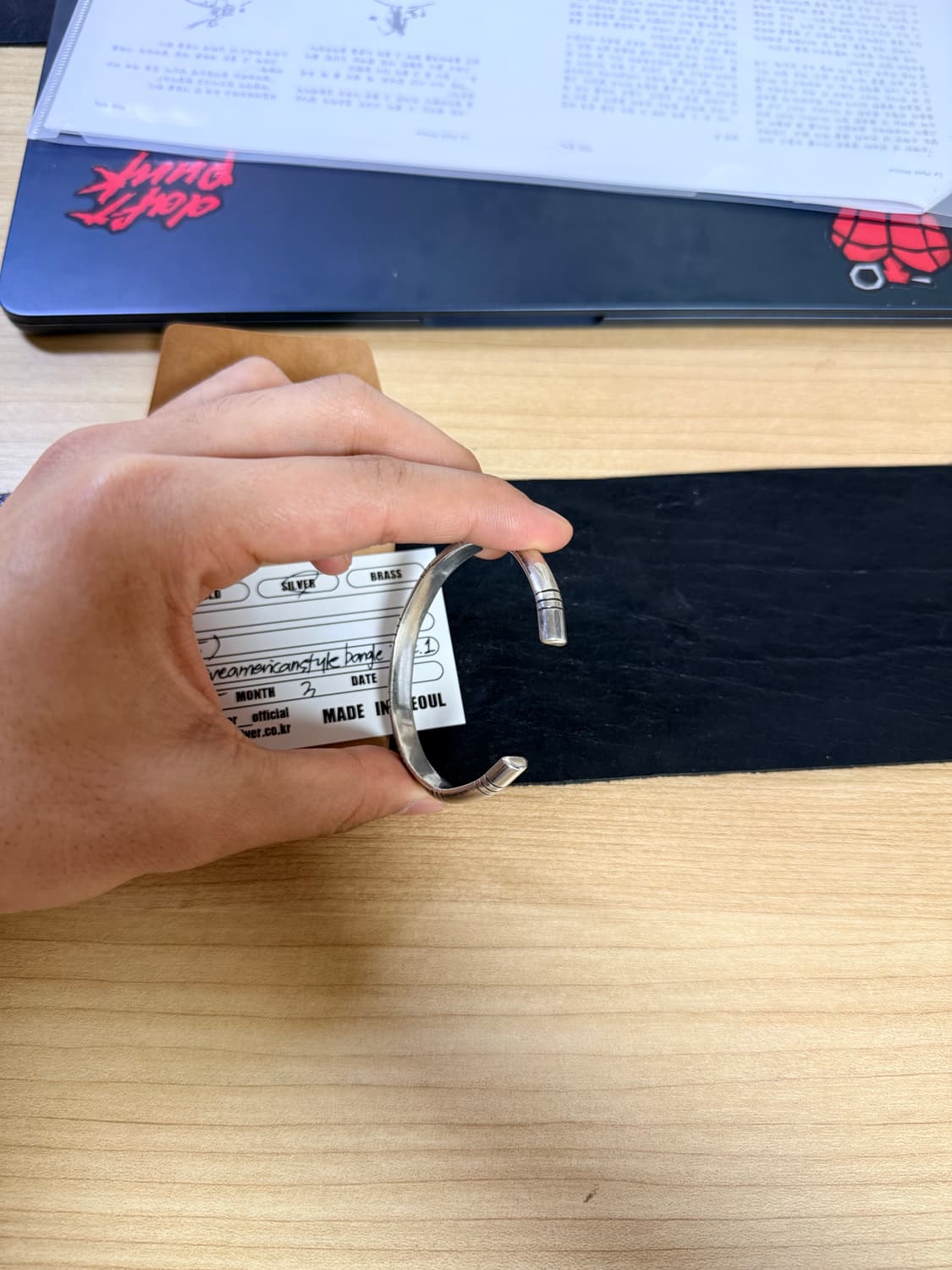 조실버 네이티브 아메리칸 뱅글 상품이미지4