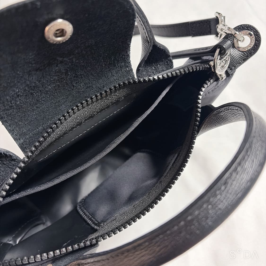 롱샴 블랙 미니 크로스백 상품이미지6