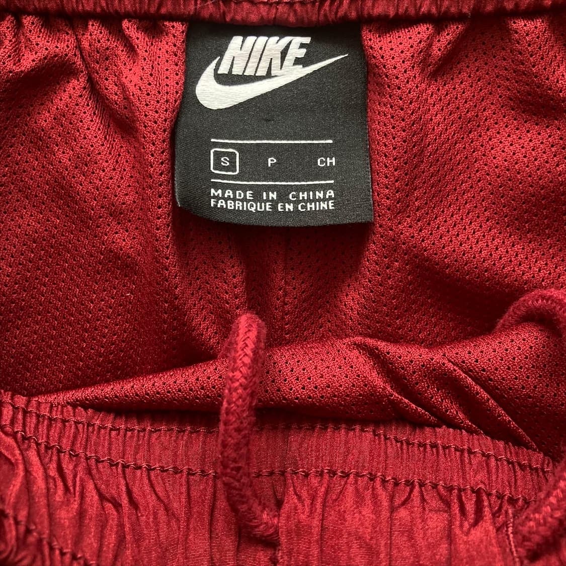 나이키 버건디 나일론 쇼츠 상품이미지5