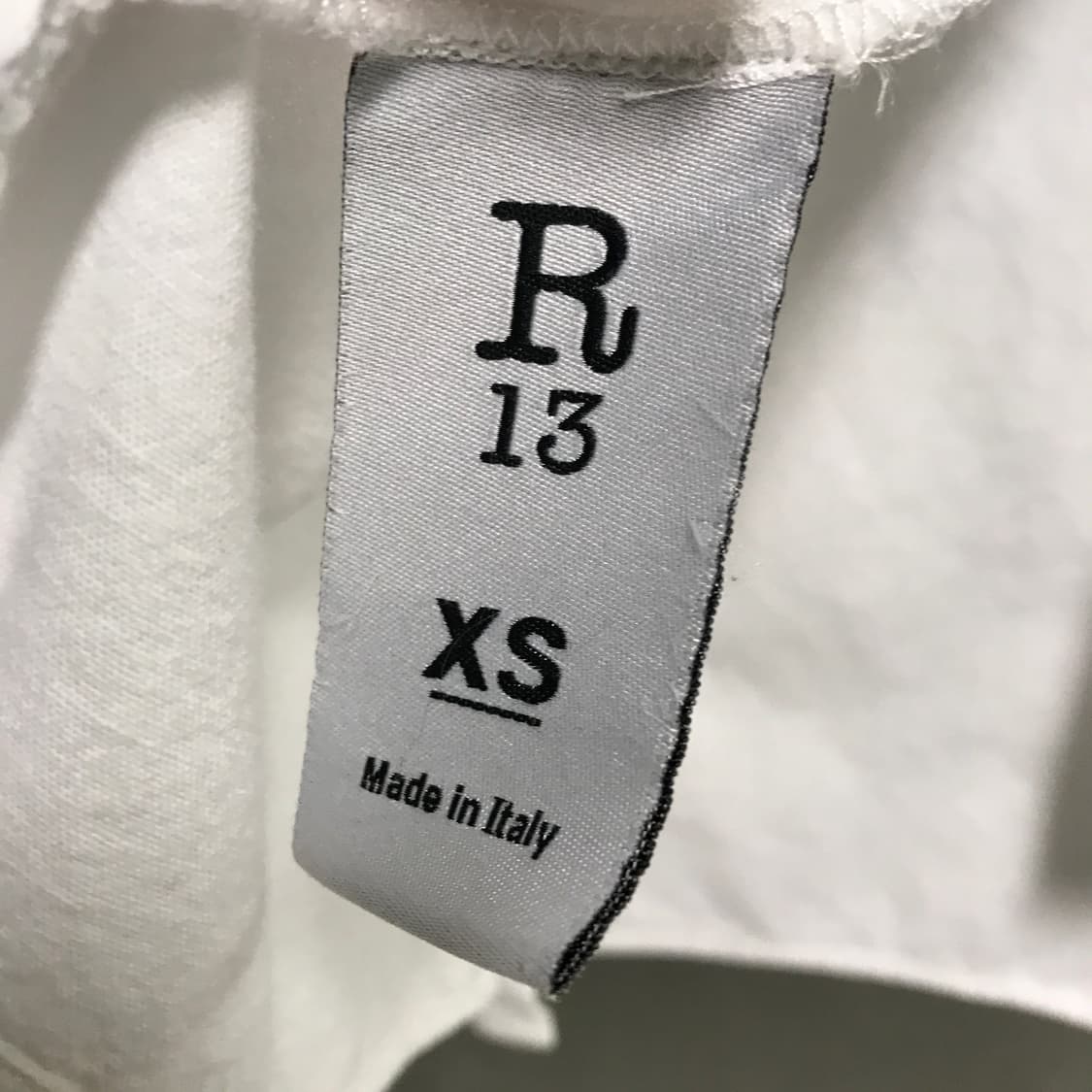 R13 알써틴 화이트 셔츠 XS(W) 상품이미지6