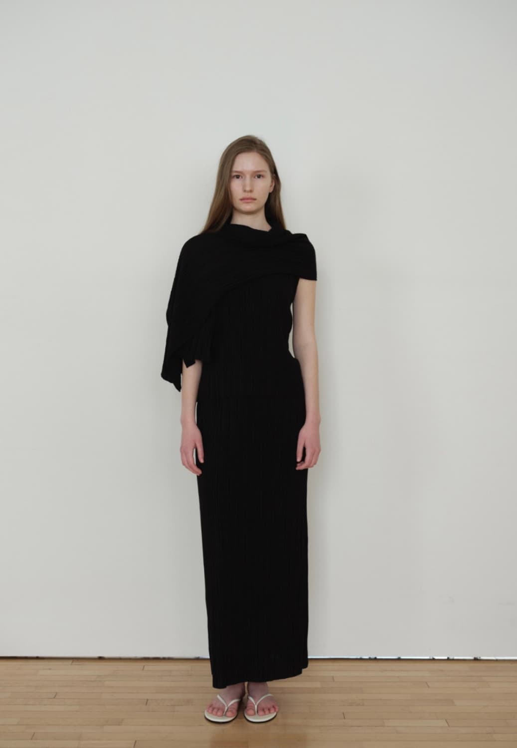 아르토 Pleated Skirt_Black 상품이미지7