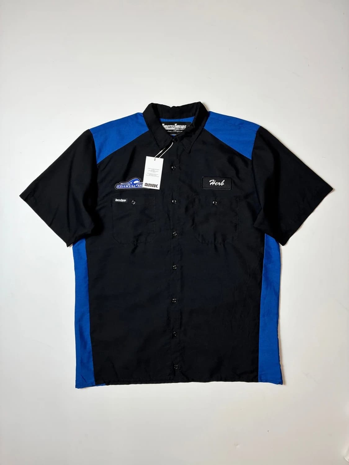 Selected 00's 빅프린팅 반팔 코튼 셔츠 PN9495 상품이미지3