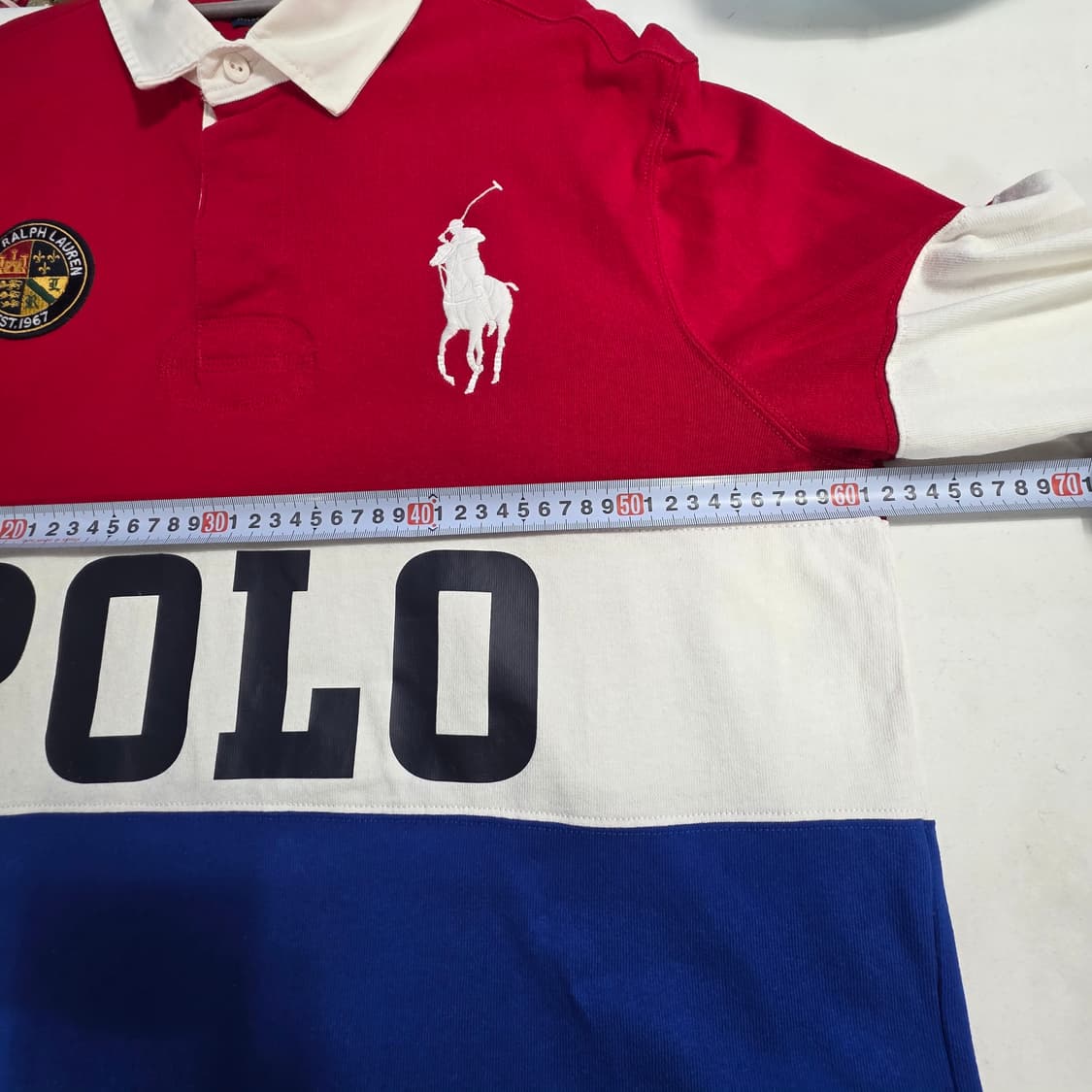 0145 POLO RALPH LAUREN 폴로 랄프로렌 러그비 셔츠 XL 상품이미지3