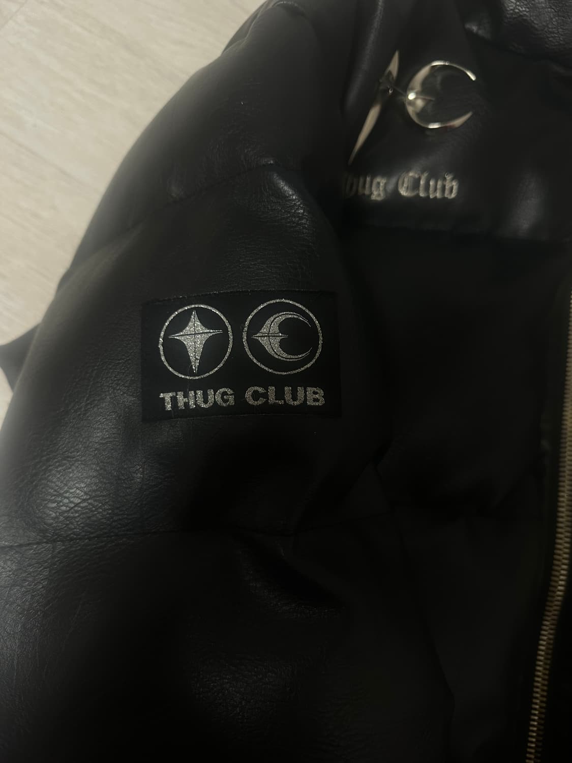 떠그클럽 패딩 1 블랙 상품이미지2