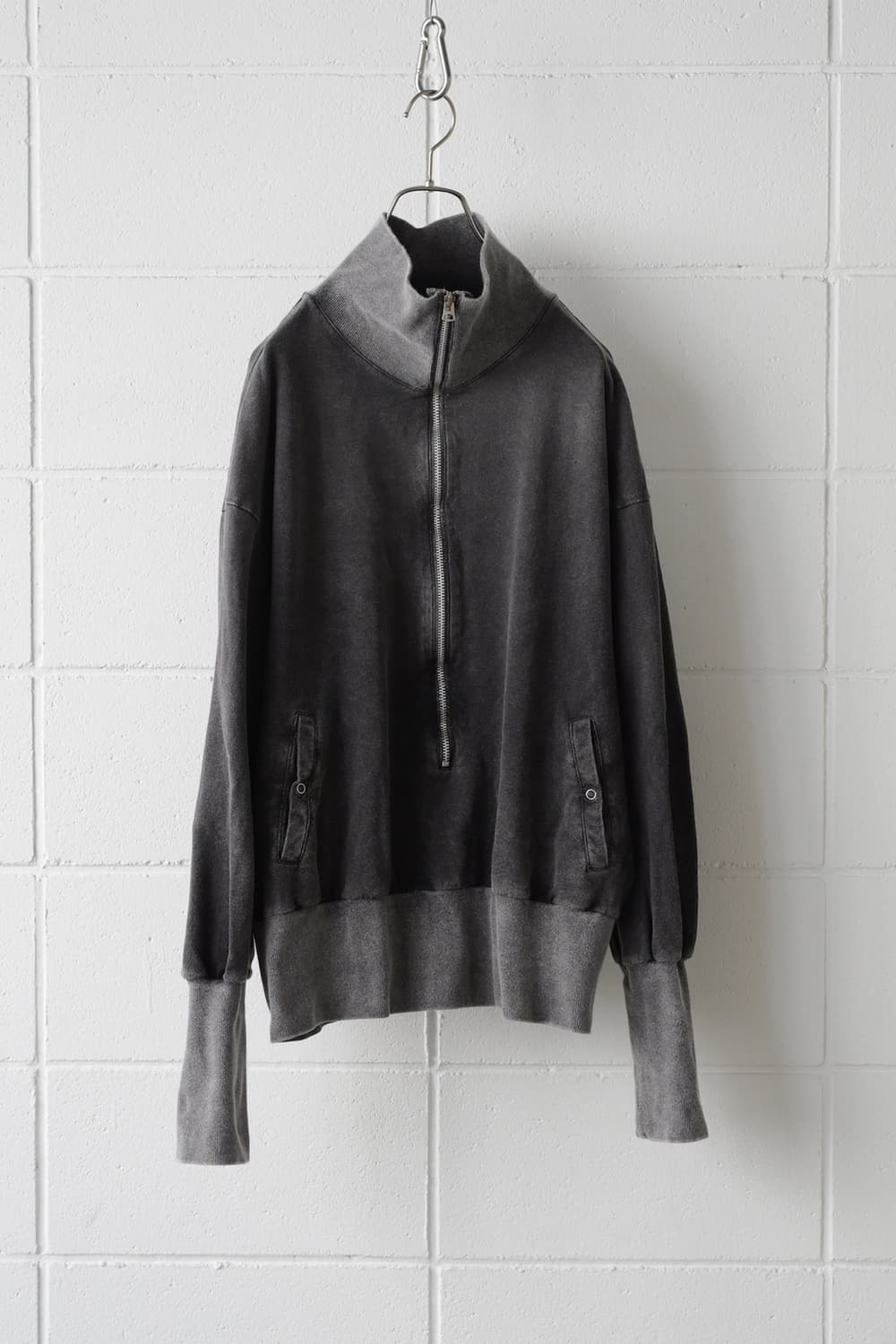 Barbell Object - Zip Sweat - Fade Black 상품이미지1