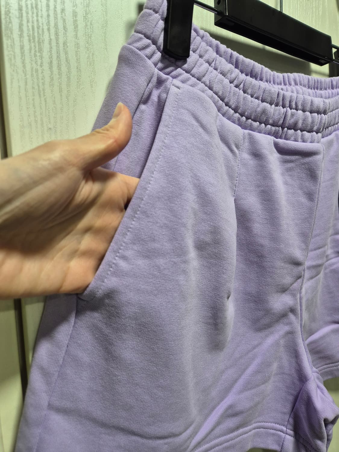 (타임세일)(새상품)널디 NERDY 퍼플 반팔 티셔츠 반바지 세트 상품이미지9