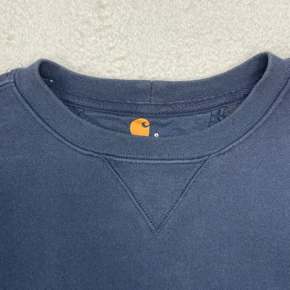 CARHARTT 네이비 맨투맨 S 상품이미지3