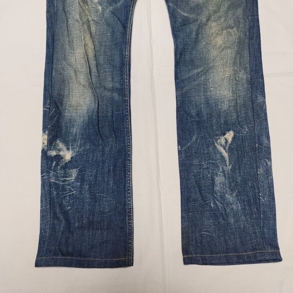 디젤 자티니 디스트로이드 워싱 데님팬츠 상품이미지5