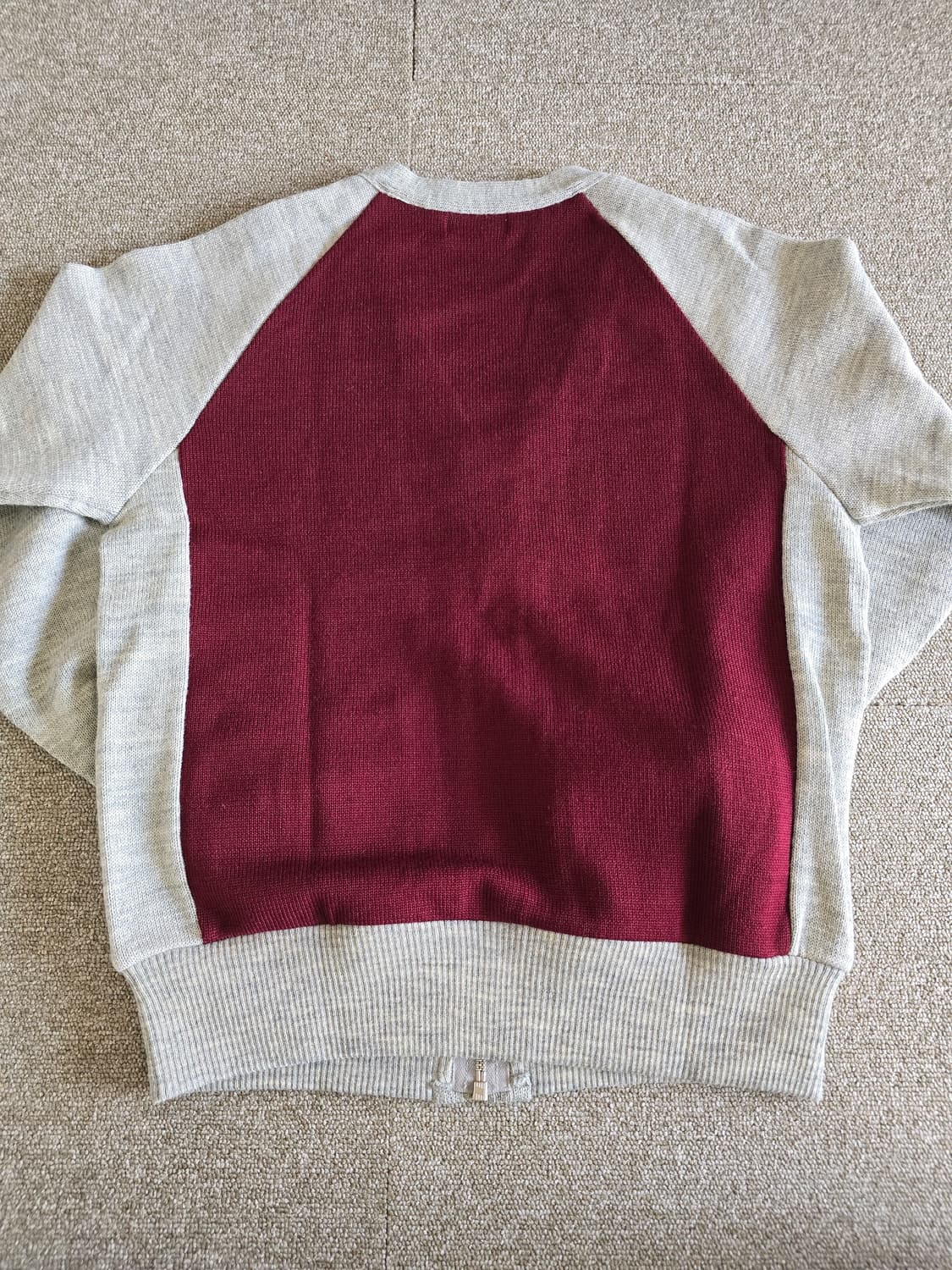 부처프로덕츠 투톤집업가디건42 ATLAST 타임원클로딩 엣라코 엣라스트 상품이미지5