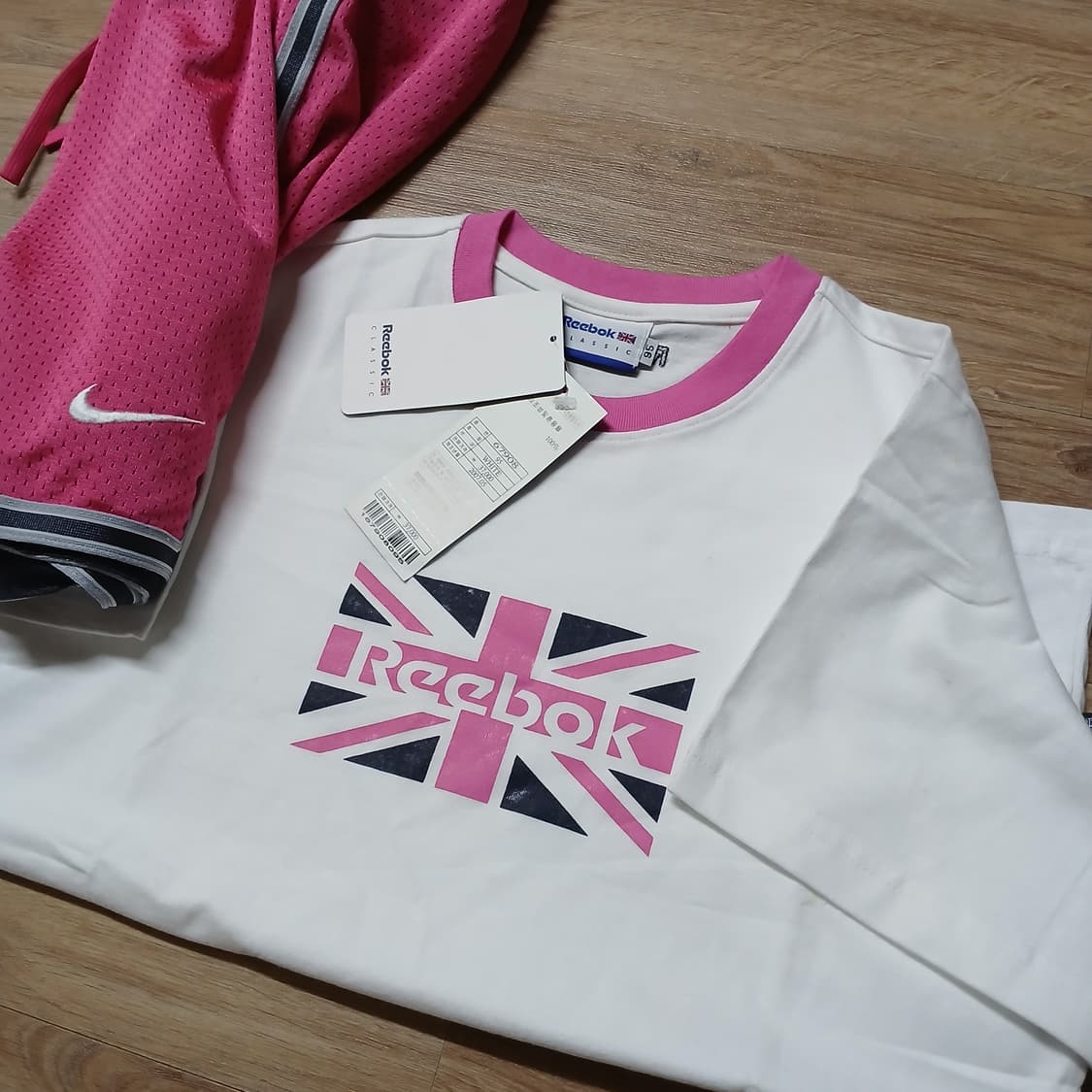 택붙은 07년도 REEBOK 리복 링거 반팔티셔츠 상품이미지1