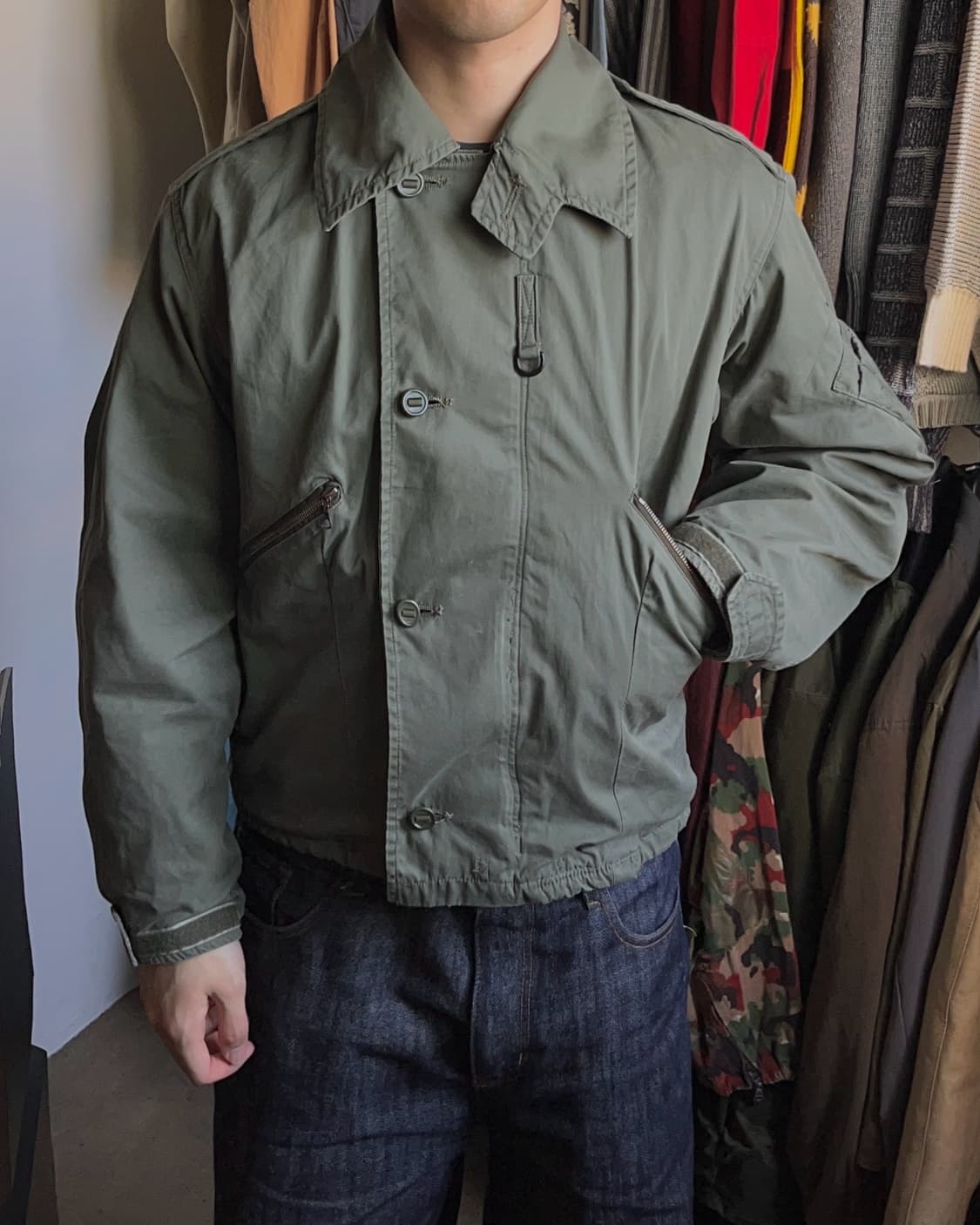 07s 영국군 오리지널 RAF MK3 항공 점퍼 자켓 상품이미지2