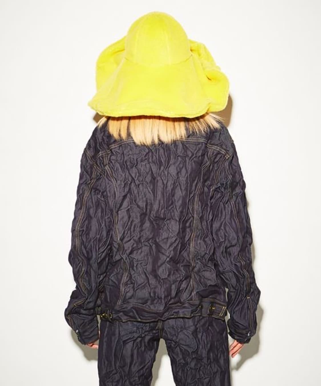 Facetasm 퓨어 울 링클 데님 자켓 상품이미지5