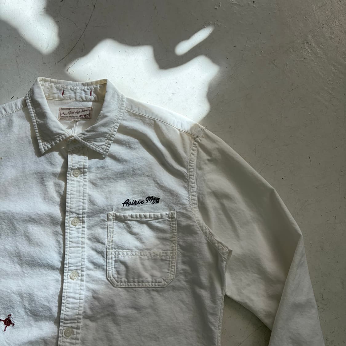 아비렉스 빈티지 자수 셔츠 L 상품이미지3
