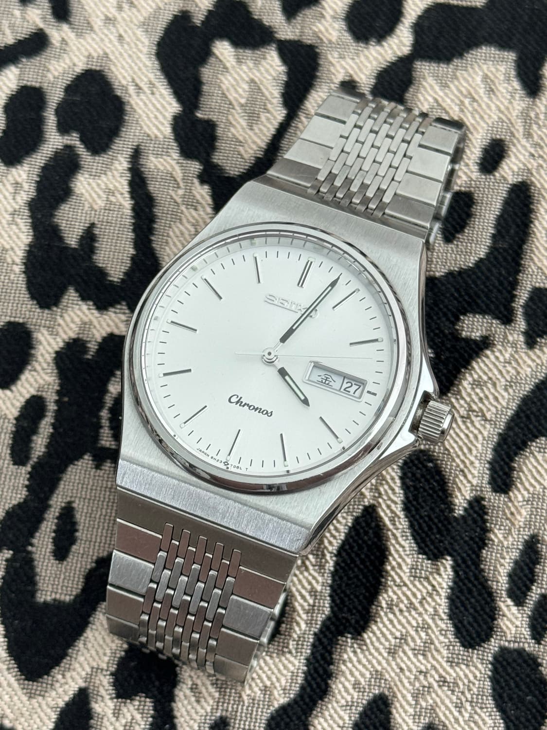 80s 빈티지 세이코 크로노스 쿼츠 상품이미지2