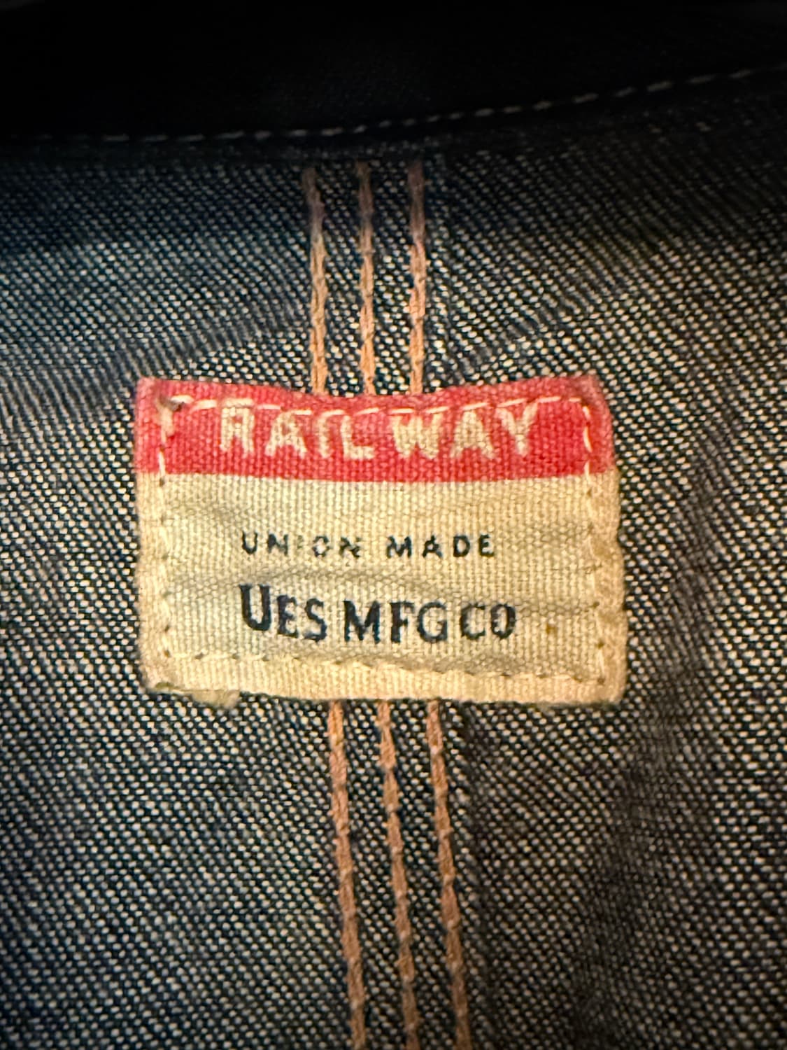 UES RAILWAY 유니언메이드 데님 커버올 자켓 1 상품이미지2