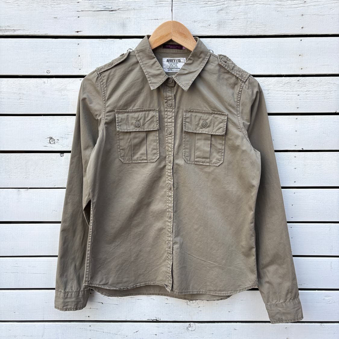 Avirex x Earth 아비렉스 밀리터리 셔츠 상품이미지1