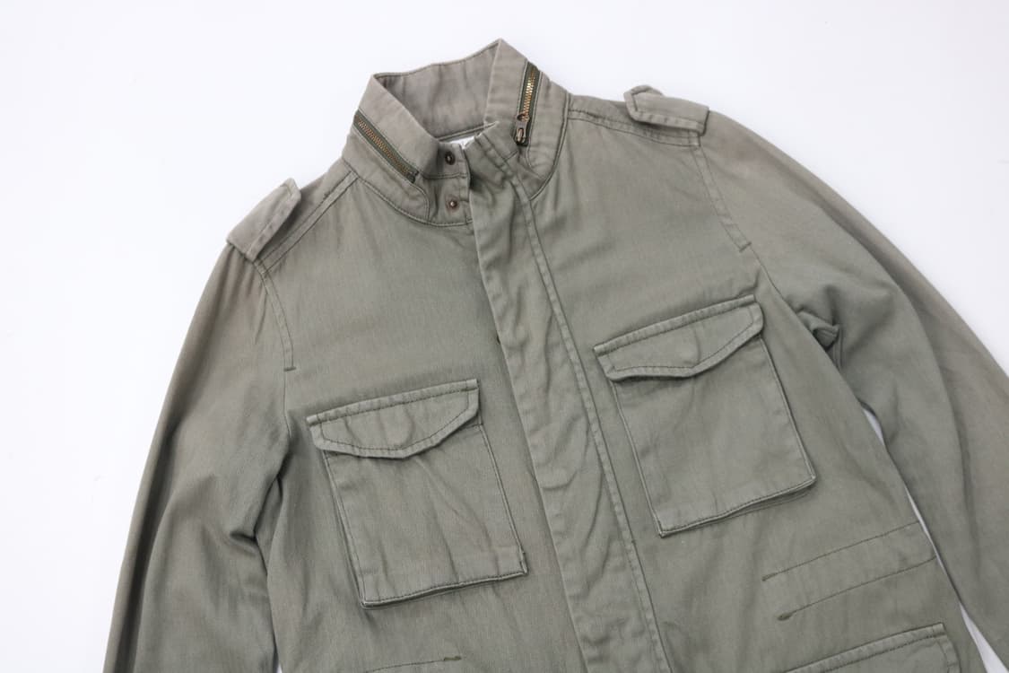 BAYFLOW 베이플로우 빈티지 헤링본 카키 M-65 필드 자켓 (2) 상품이미지3