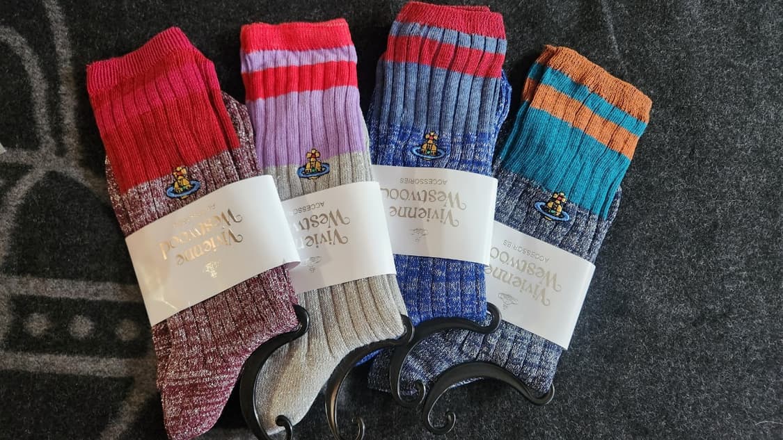 비비안웨스트우드 반짝이 양말 상품이미지2