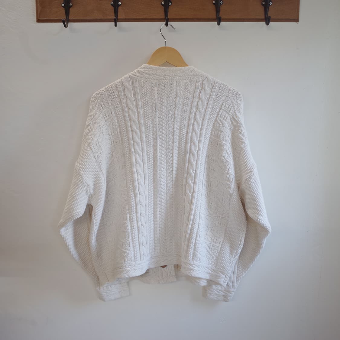 80’s L.L.Bean Cable Cotton Carigan 상품이미지5
