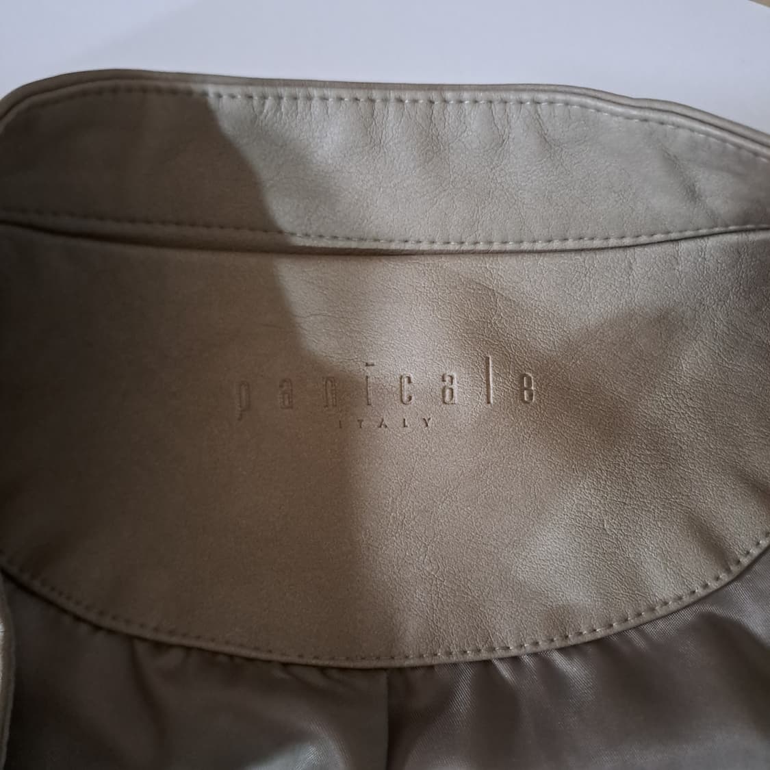 (택포) 빠니깔레 비건레더 베이직 싱글자켓 95-100 B521 상품이미지7